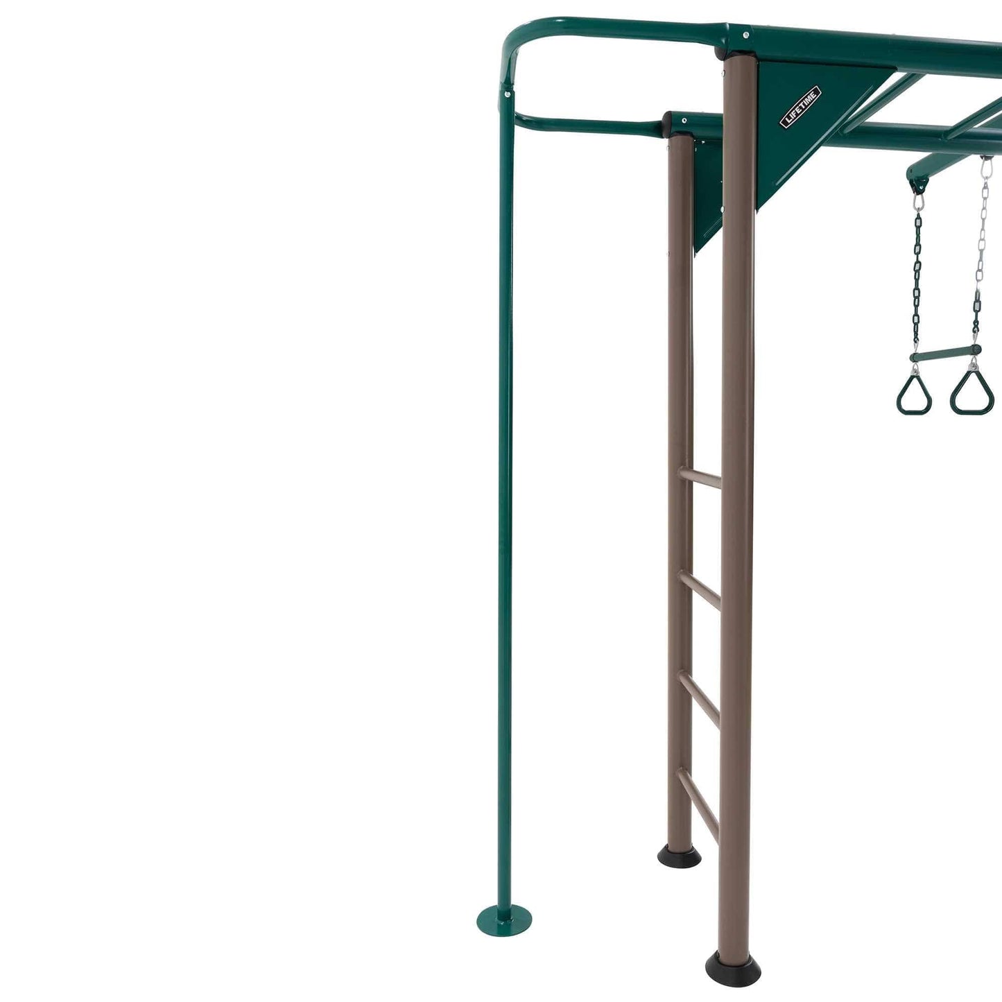 Lifetime Monkey Bar Adventure Swing Set (Earthtone) - 91028 - Backyard Provider