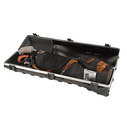 SKB Cases ATA Deluxe Hard Plastic Storage Wheeled Golf Bag Travel Case (3 Pack) - 174522
