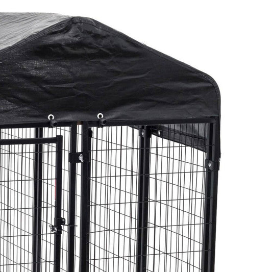 Lucky Dog Uptown Large Welded Wire Kennel Heavy Duty Pet Dog Cage Fence Pen - 95569