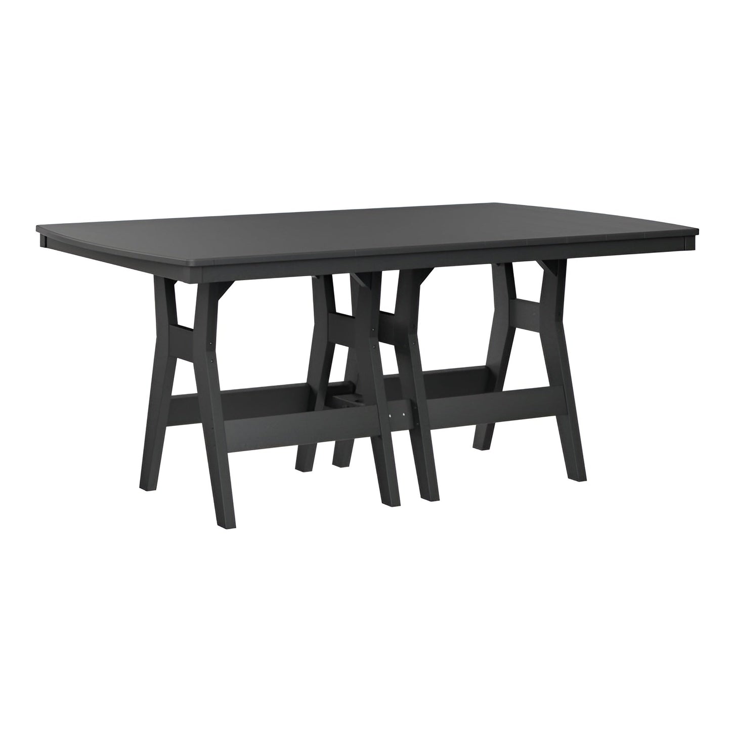 Berlin Gardens Garden Classic 44" x 72" Rectangular Table - Counter Height- GCIT4472CBK
