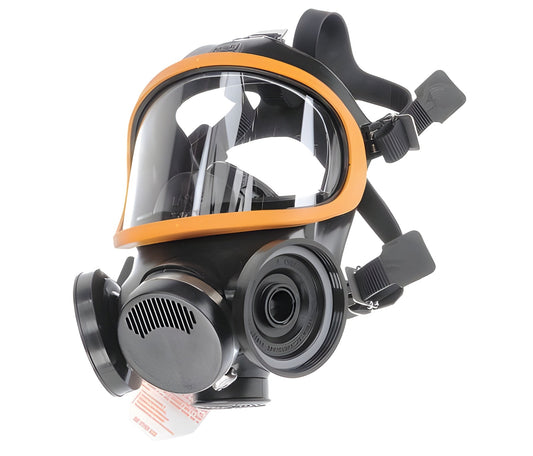 Grainger MSA Ultra-Twin - Reusable Respirator Industrial Full Face Adjustable Head Strap Large Black - 4LR28