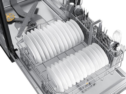SAMSUNG Bespoke AutoRelease Smart 46dBA Dishwasher with StormWash(TM) in White Glass - DW80CB545012-KT