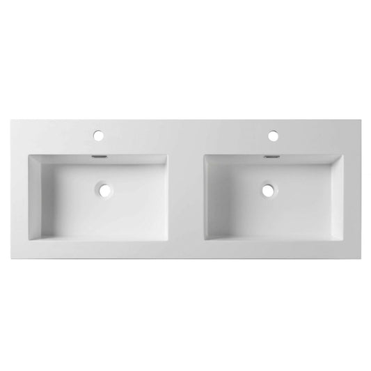 Blossom Acrylic Top-Mount Double Basins 48×18 - A10 4818 25D - Backyard Provider