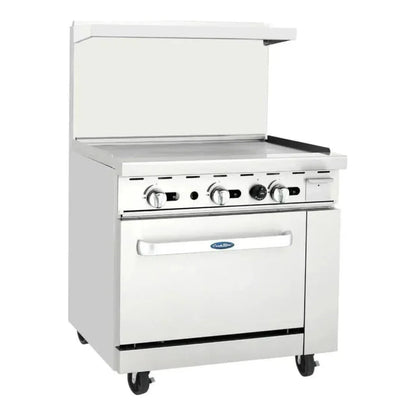 Atosa AGR-24G-NG 24" CookRite Range Natural Gas With Griddle Top - AGR-24G-NG