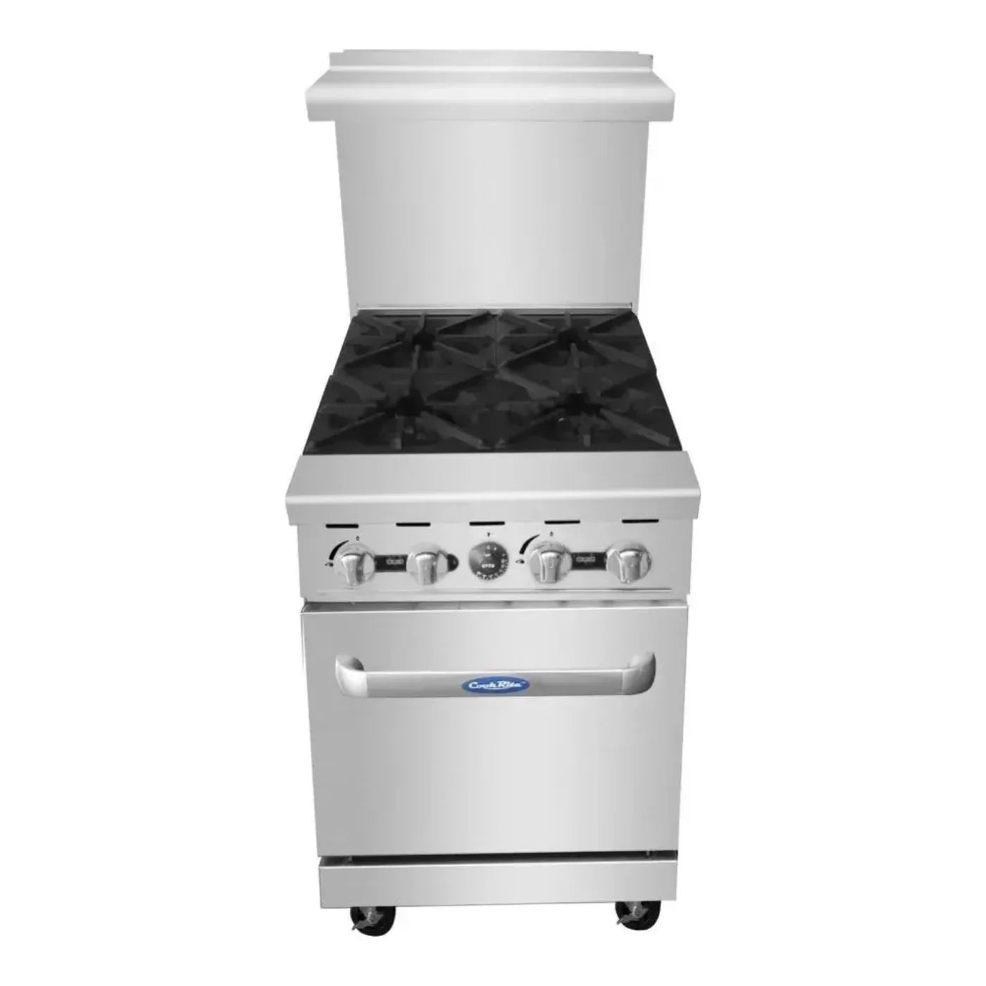 Atosa AGR-4B-NG 24" CookRite Range Natural Gas, 4 Burners with Standard Oven - AGR-4B-NG