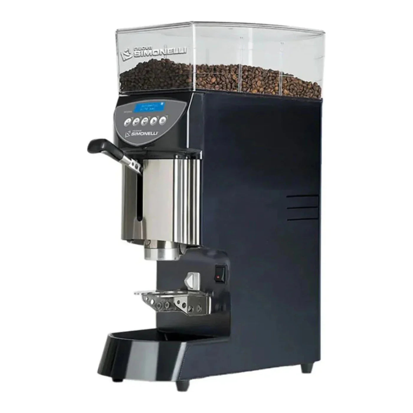 Nuova Simonelli Mythos Plus Black Espresso Grinder with 7 lb. Hopper - 110V - AMI 702108