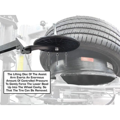 Atlas Platinum PTC300 Rim-Clamp Tire Changer w/ Assist Arm - ATEAP-PTC300-FPD