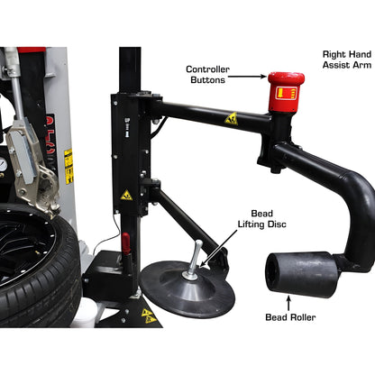Atlas Platinum PTC500 Center Post Tire Changer w/ Assist Arms - ATEAP-PTC500-FPD