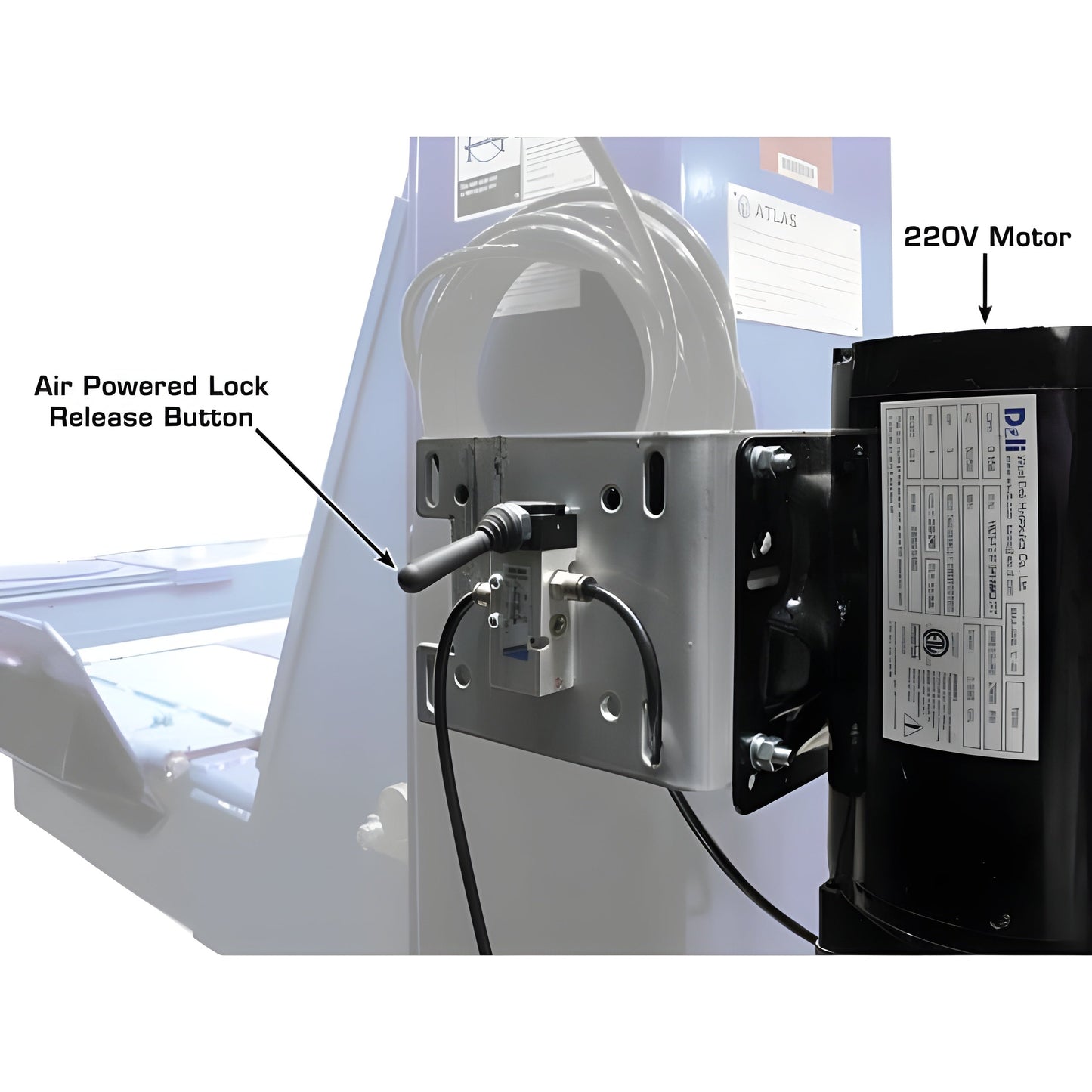 Atlas Platinum PVL14OF-EXT ALI Open Front Alignment 4 Post Lift - ATEAP-PVL14OF-EXT-FPD