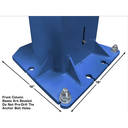 Atlas Platinum PVL14OF-EXT ALI  Open Front Alignment 4 Post Lift - ATEAP-PVL14OF-EXT-FPD