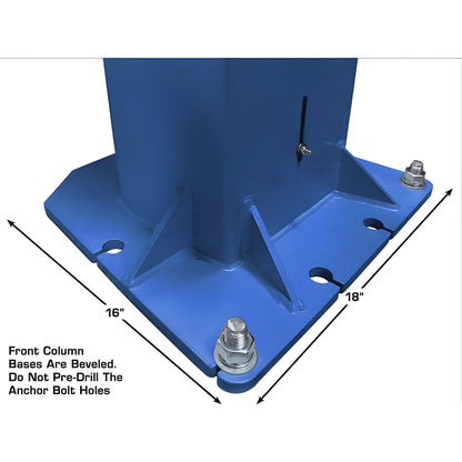 Atlas Platinum PVL14OF-EXT ALI Open Front Alignment 4 Post Lift - ATEAP-PVL14OF-EXT-FPD