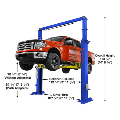 Atlas Platinum PVL15 15,000 lb Heavy Duty 2-Post Lift - ATEAP-PVL15-FPD