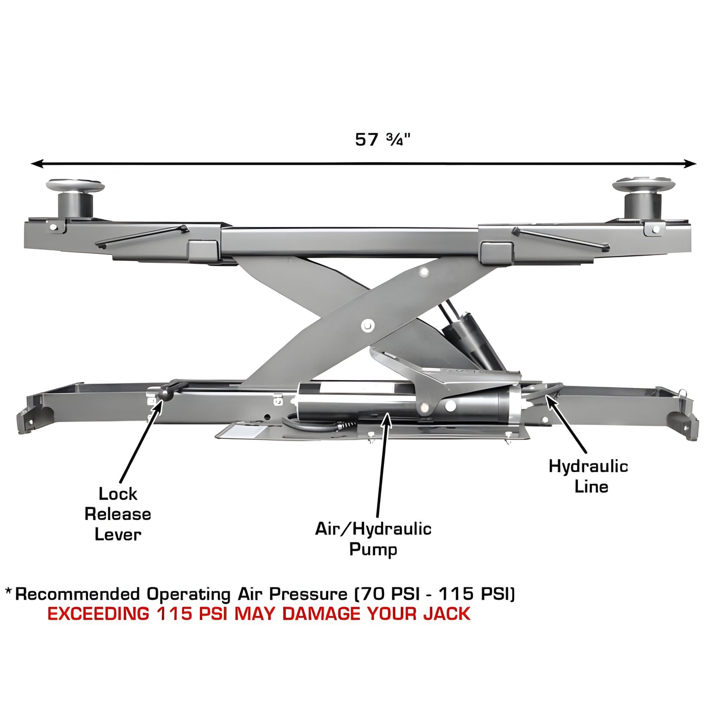 Atlas Platinum PVL14OF-EXT 4 Post Lift + RJ7000 ALI Combo - ATEAP-PVL14OF-EXT-COMBO-FPD