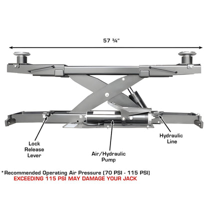 Atlas Platinum PVL14OF-EXT 4 Post Lift + RJ7000 ALI Combo - ATEAP-PVL14OF-EXT-COMBO-FPD