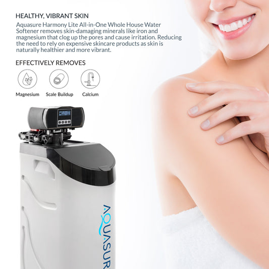 Aquasure Signature Lite Series Water Treatment System with All-in-One Water Softener - 75 GPD Reverse Osmosis Filtration System - AS-SE-LITE650A