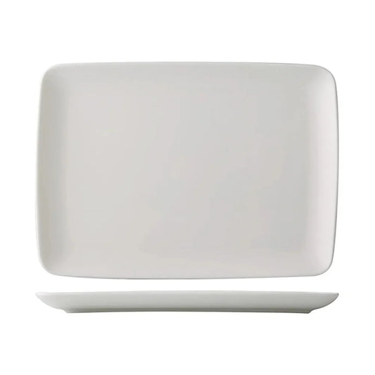 CAC China  Coupe Rect. Platter 8" Case of 36 Pcs - ARA-RT8