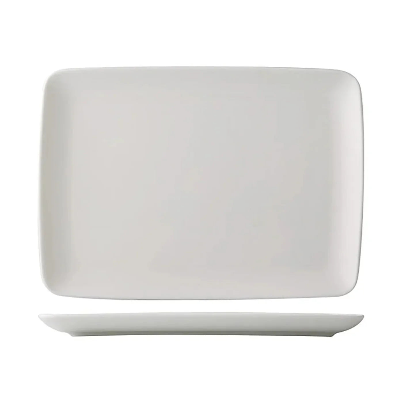 CAC China  Coupe Rect. Platter 8" Case of 36 Pcs - ARA-RT8