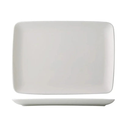 CAC China  Coupe Rect. Platter 6" Case of 48 Pcs - ARA-RT6