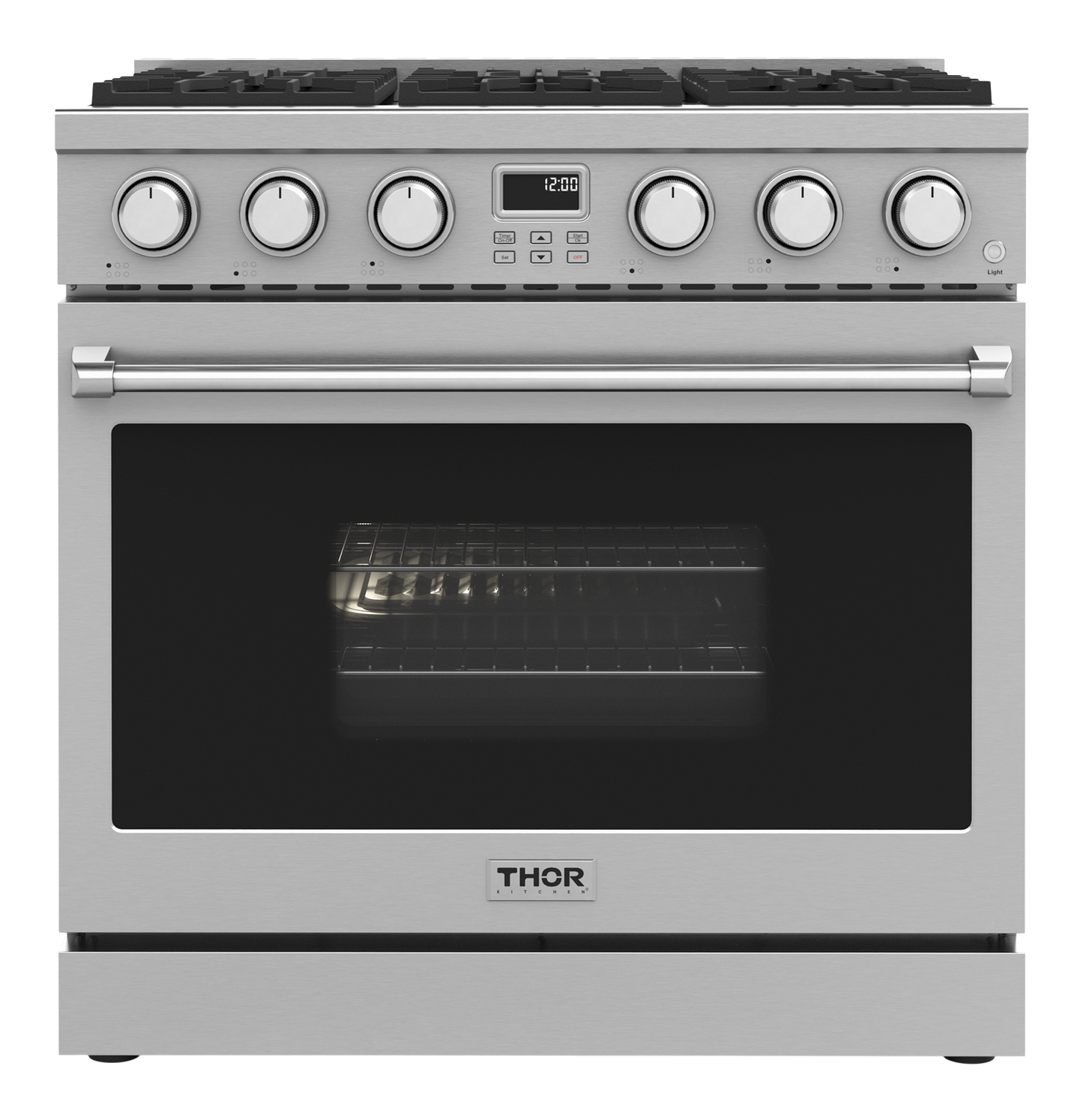 THOR Kitchen 36-Inch Gas Range - Contemporary Professional - ARG36