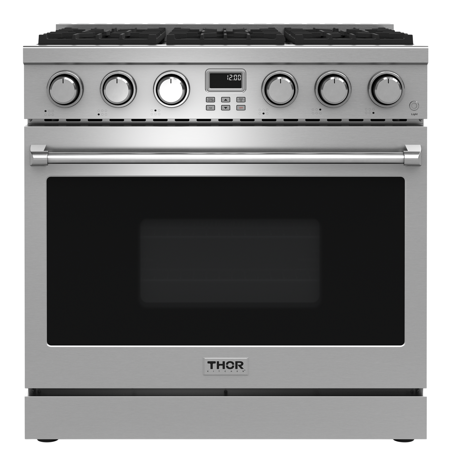 THOR Kitchen 36-Inch Gas Range - Contemporary Professional - ARG36