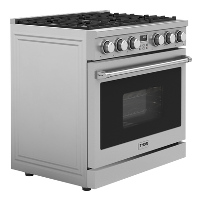 THOR Kitchen 36-Inch Gas Range - Contemporary Professional - ARG36