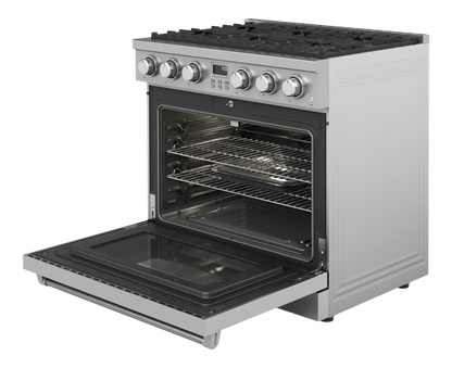 THOR Kitchen 36-Inch Gas Range - Contemporary Professional - ARG36