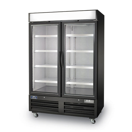 Arctic Air ARGDM49 54" Double Glass Door Reach-In Merchandiser Freezer - ARGDM49