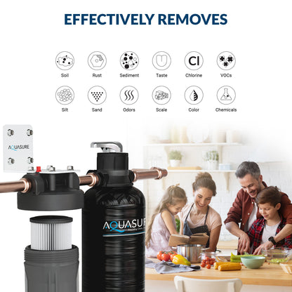 Aquasure Fortitude Lite Series | 800,000 Gallons Whole House Water Filter Treatment System - AS-FP-LITE