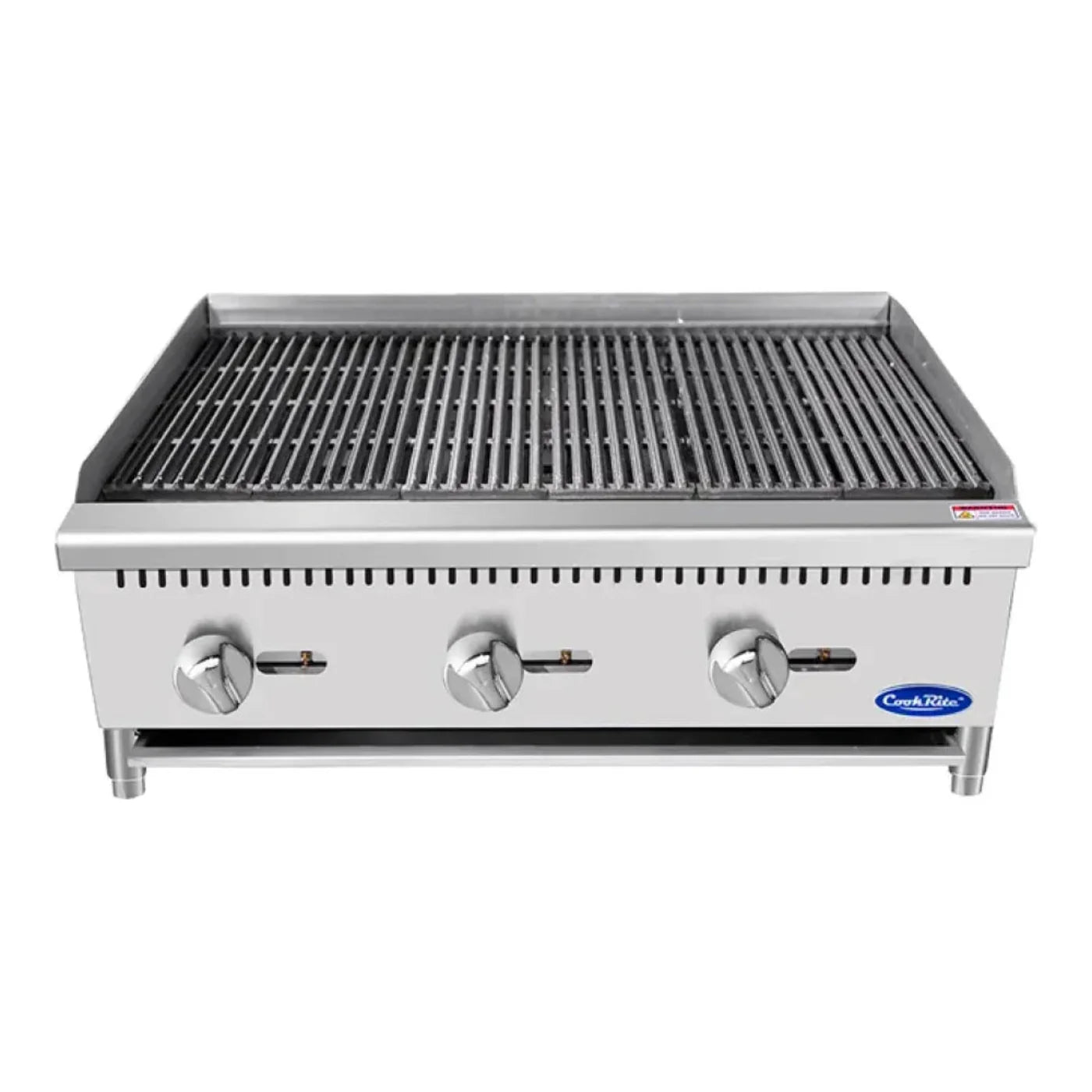 Atosa ATCB-36 36" Heavy Duty Countertop Charbroiler 105,000 BTU - ATCB-36