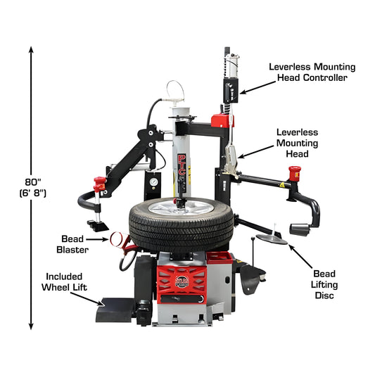 Atlas Platinum PTC500 Tire Changer + PWB90XL Wheel Balancer Combo Package - ATEAP-TCWB-COMBO2-FPD