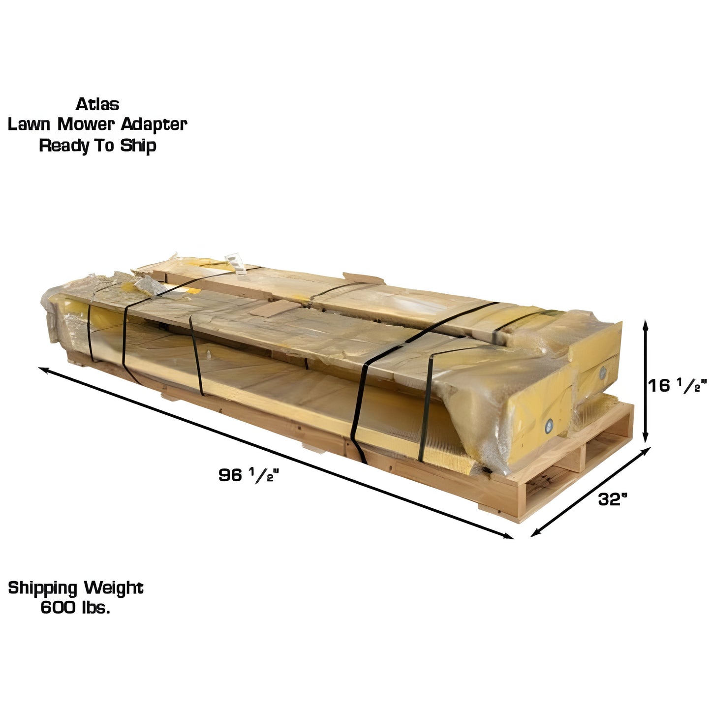 Atlas Lawnmower Adapter for 2-Post Lift - ATEATLMA-FPD