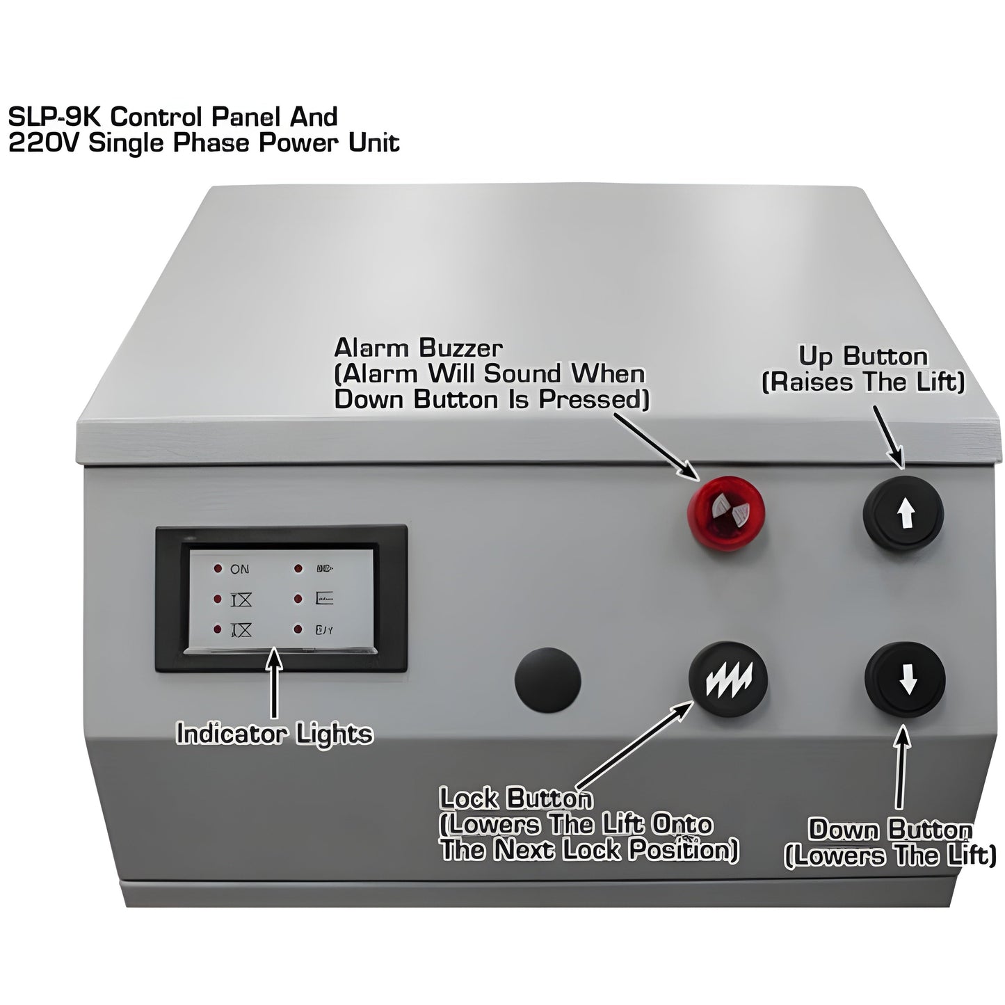 Atlas SLP9K 9,000 lb Full-Rise Lift - ATEATTD-SLP9K-FPD