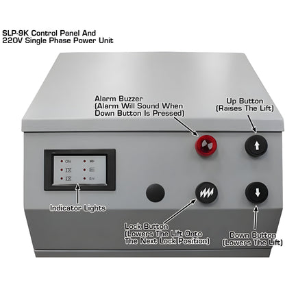 Atlas SLP9K 9,000 lb Full-Rise Lift - ATEATTD-SLP9K-FPD