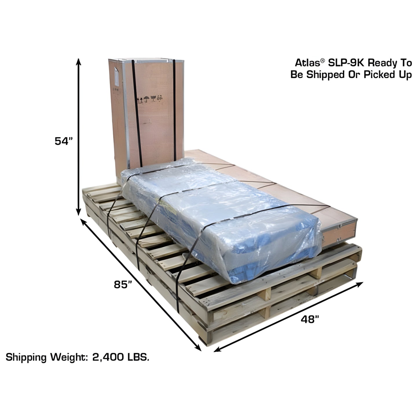 Atlas SLP9K 9,000 lb Full-Rise Lift - ATEATTD-SLP9K-FPD