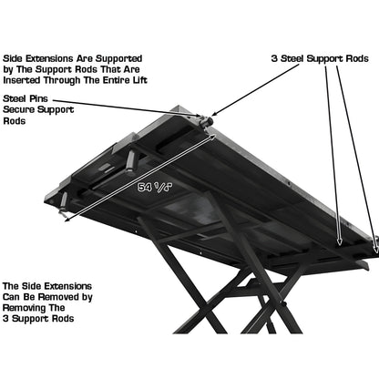 Atlas LR06 6,000 lb Portable Low Rise Lift - ATEATTD-LR06-FPD