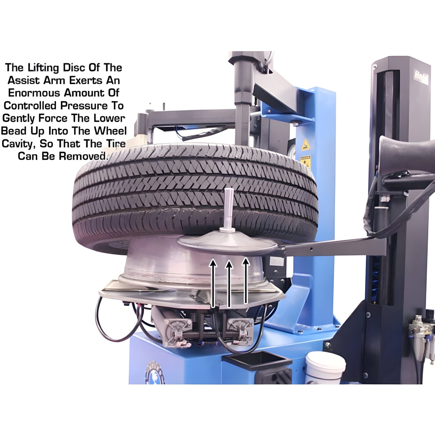 Atlas TC229DAA Rim-Clamp Tire Changer w/ Dual Assist Arms - ATETC229DAA-FPD