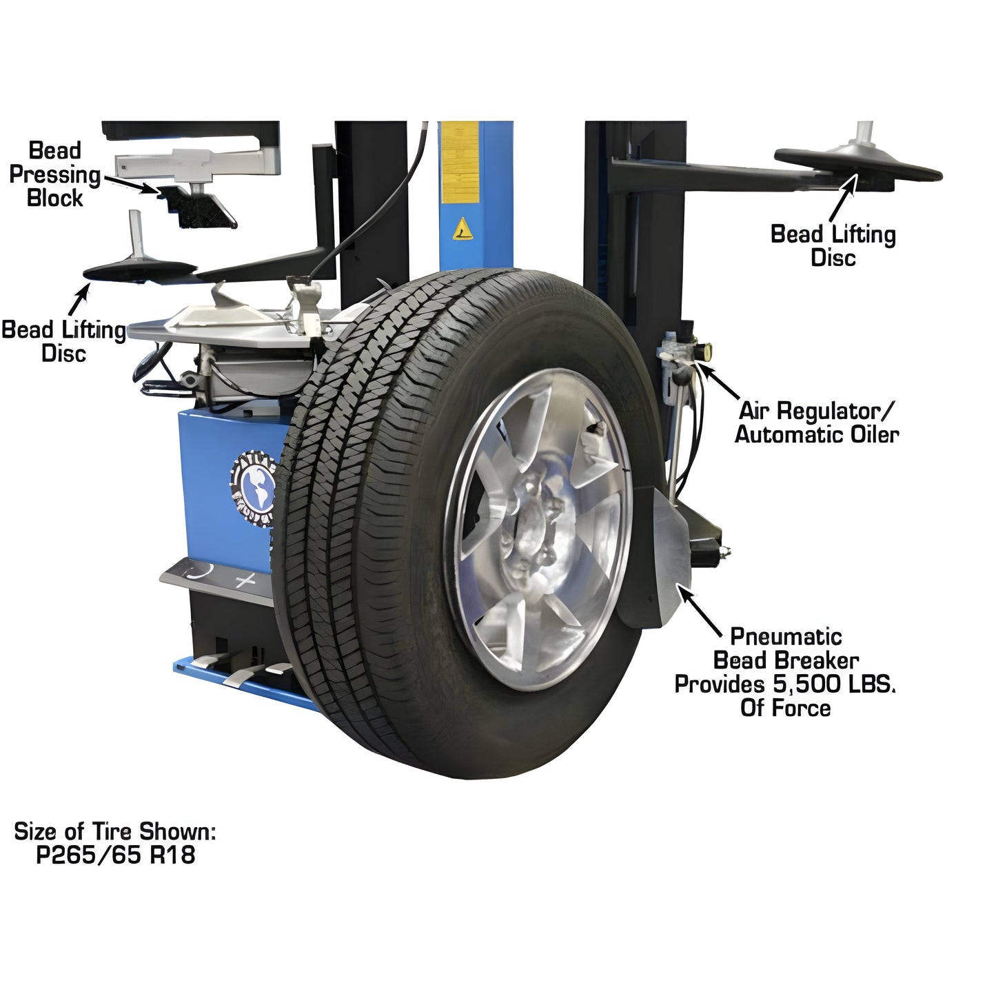 Atlas TC289DAA Tire Changer + WB11 Wheel Balancer Combo Package - ATETCWB-COMBO9-FPD