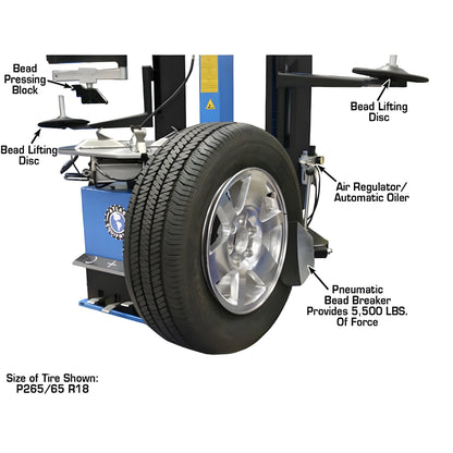 Atlas TC289DAA Tire Changer + WB11 Wheel Balancer Combo Package - ATETCWB-COMBO9-FPD