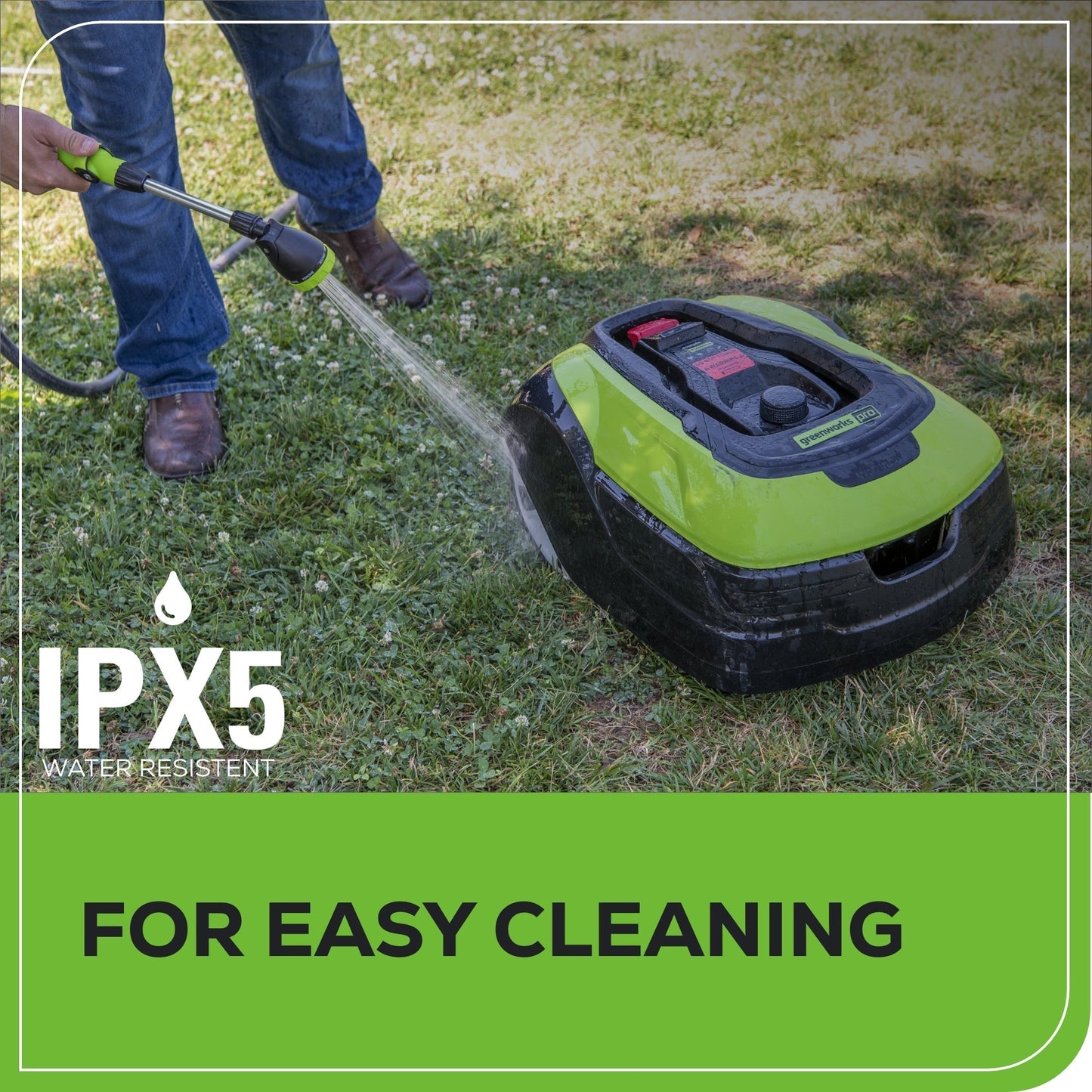 Greenworks optimow 50H High Cut Robotic Lawn Mower - 2530002