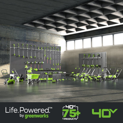 Greenworks 40V 20" Cordless Battery Single-Stage Snow Blower (Tool Only)- 2601102