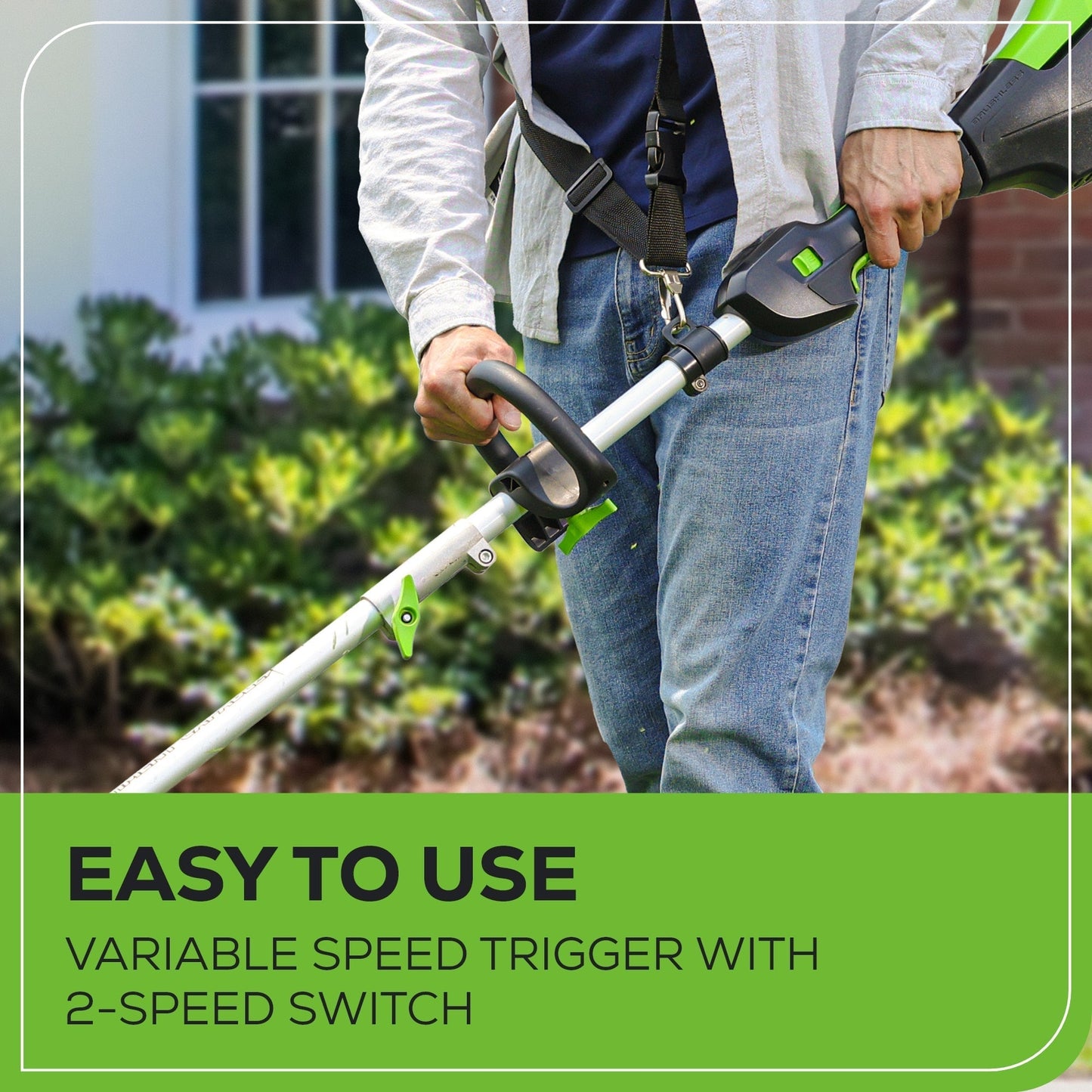 Greenworks 80V  16" Gen3 Cordless Brushless String Trimmer (Attachment Capable) w/ 2.5Ah Battery & Charger - 2140402