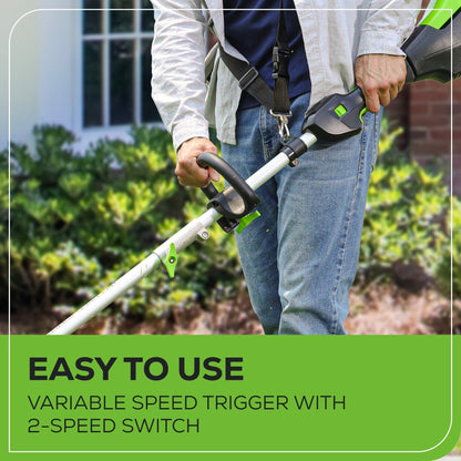 Greenworks 80V  16" Gen3 Cordless Brushless String Trimmer (Attachment Capable) w/ 2.5Ah Battery & Charger - 2140402