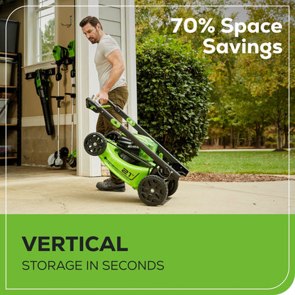 Greenworks 80V 21" Cordless Battery 4-in-1 Self-Propelled Mower w/ (2) 4.0Ah Batteries & Charger - 2533902