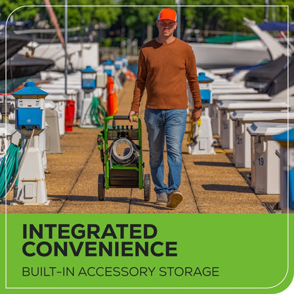 Greenworks 80V 3000-PSI 2.0 GPM Electric Pressure Washer w/ (2) 4.0Ah Batteries & Dual Port Charger - 5124702