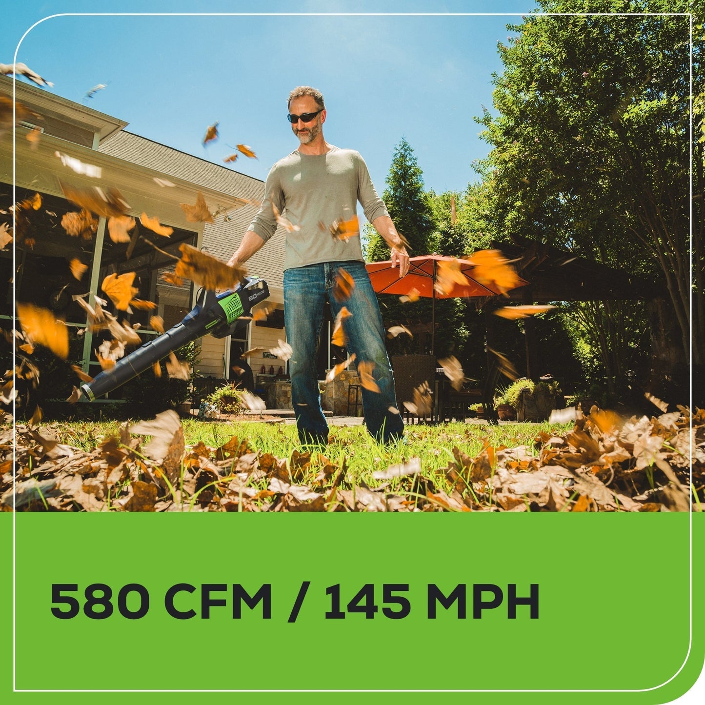 Greenworks 80V 21" Cordless Battery Brushless Self-Propelled Mower 3pc Combo Kit w/ 4.0Ah Battery & Rapid Charger - 1356502