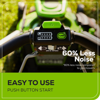 Greenworks 60V 21" Cordless Battery Self-Propelled Lawn Mower w/ Two (2) 4.0Ah Batteries & Dual Port Charger - 2531702