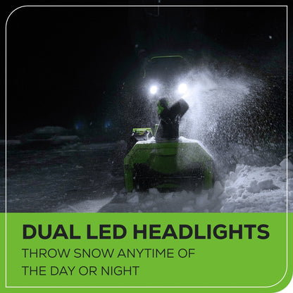 Greenworks 40V 20" Cordless Battery Single-Stage Snow Blower (Tool Only)- 2601102