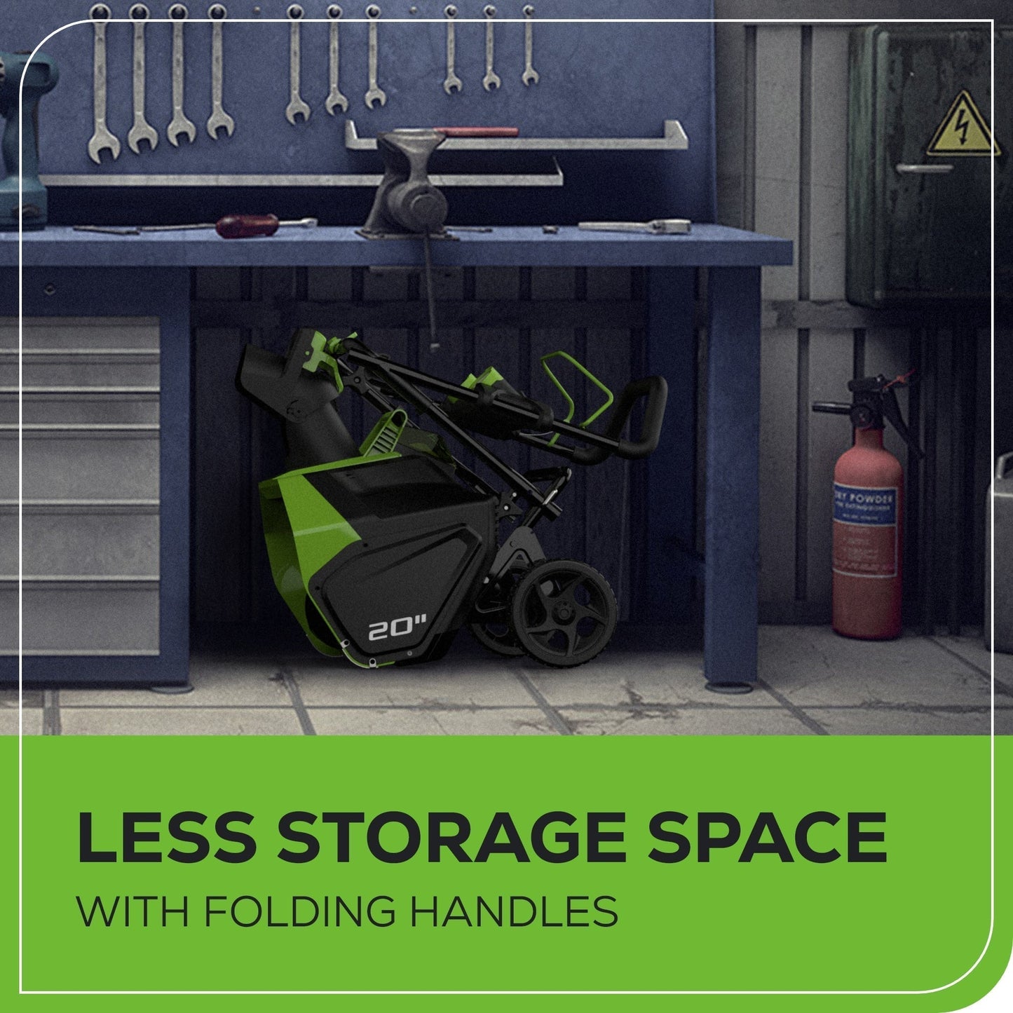 Greenworks 40V 20" Cordless Battery Single-Stage Snow Blower (Tool Only)- 2601102