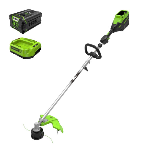 Greenworks 80V  16" Gen3 Cordless Brushless String Trimmer (Attachment Capable) w/ 2.5Ah Battery & Charger - 2140402