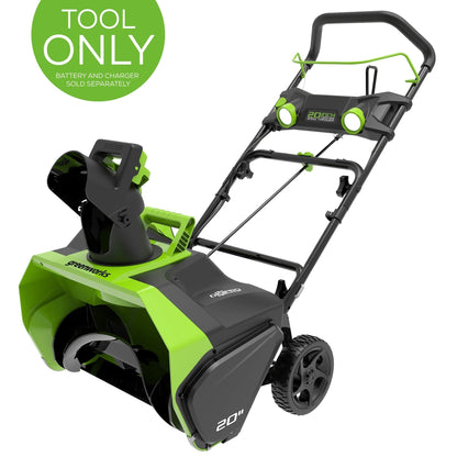 Greenworks 40V 20" Cordless Battery Single-Stage Snow Blower (Tool Only)- 2601102